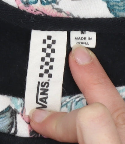 Womens UK Size M VANS Black Pullover Sweatshirt