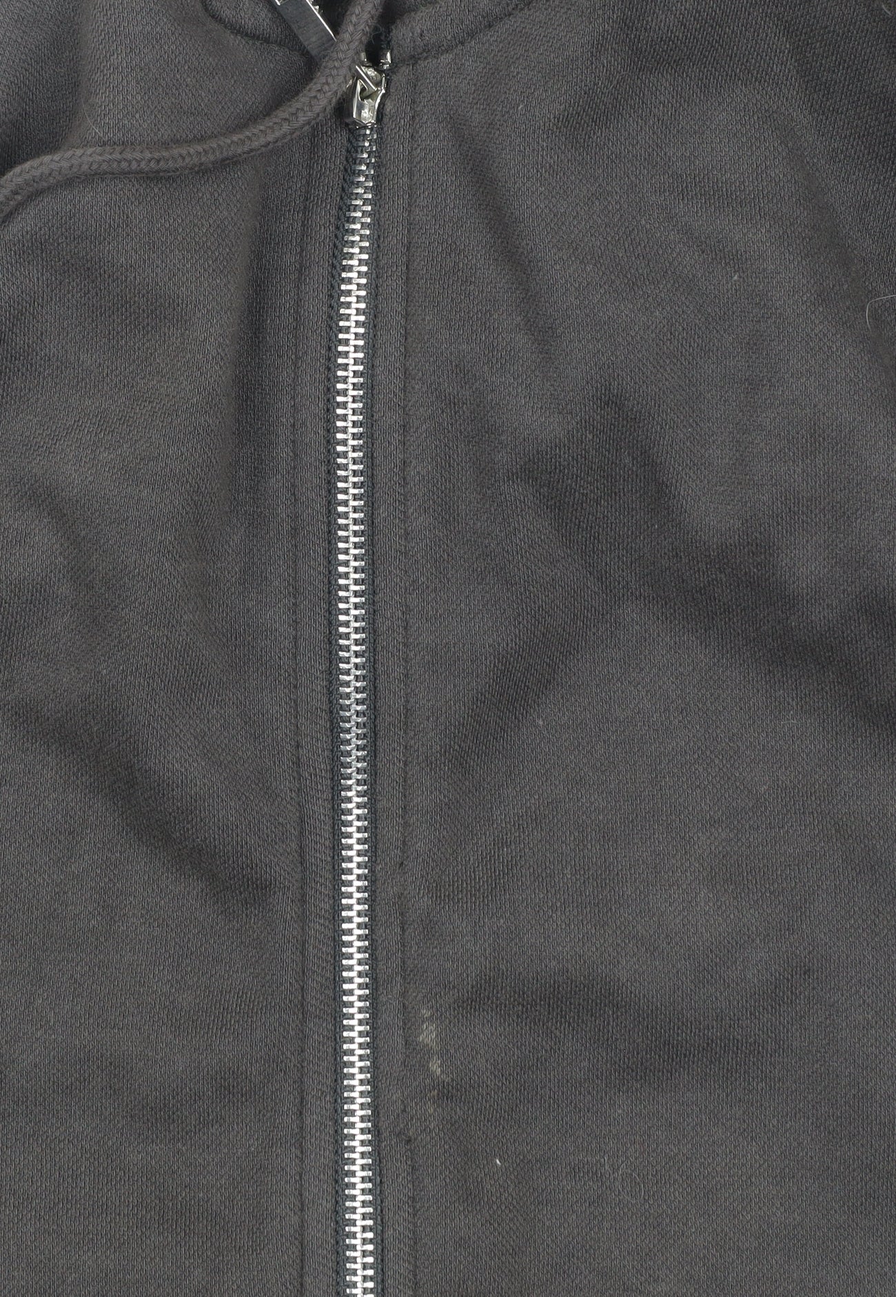 ZARA Men’s Black XL Hoodie Jacket Full Zip Cotton Blend Casual