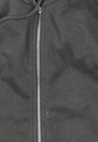 ZARA Men’s Black XL Hoodie Jacket Full Zip Cotton Blend Casual