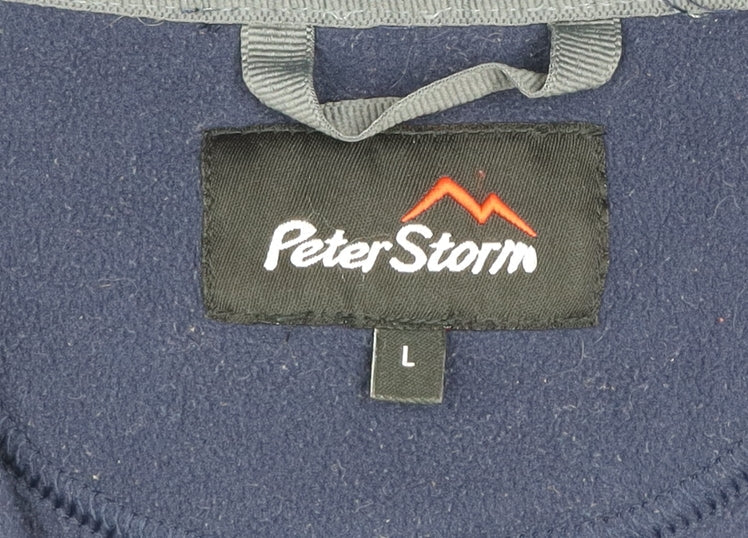 Mens UK Size L Peter Storm Blue Pullover Sweatshirt