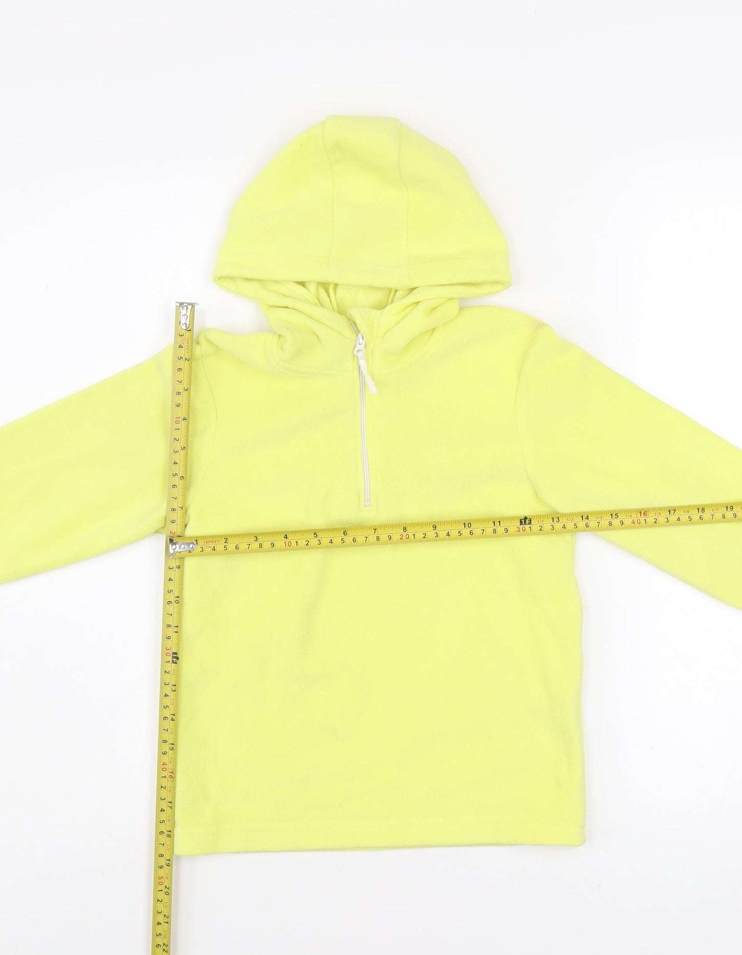 Girls UK Size 7-8 Years Mountain Warehouse Yellow Pullover Hoodie
