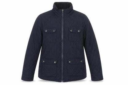 Womens UK Size 14 Crew Clothing Co. Blue Quilted Coat