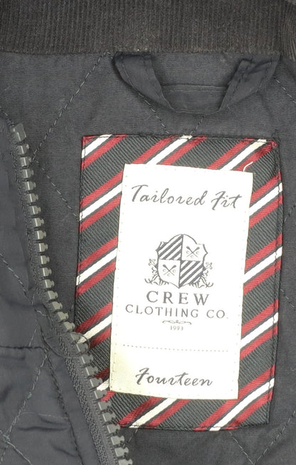 Crew Clothing Co. Women's Blue Quilted Slim Fit Jacket Size 14