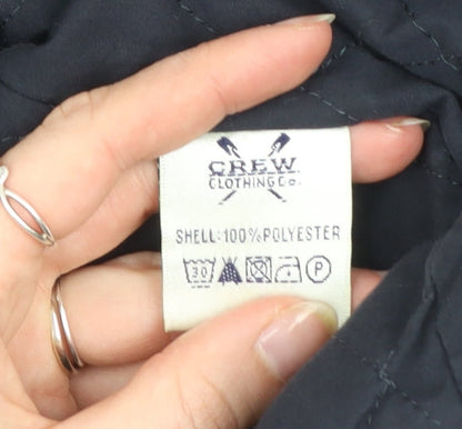 Crew Clothing Co. Women's Blue Quilted Slim Fit Jacket Size 14