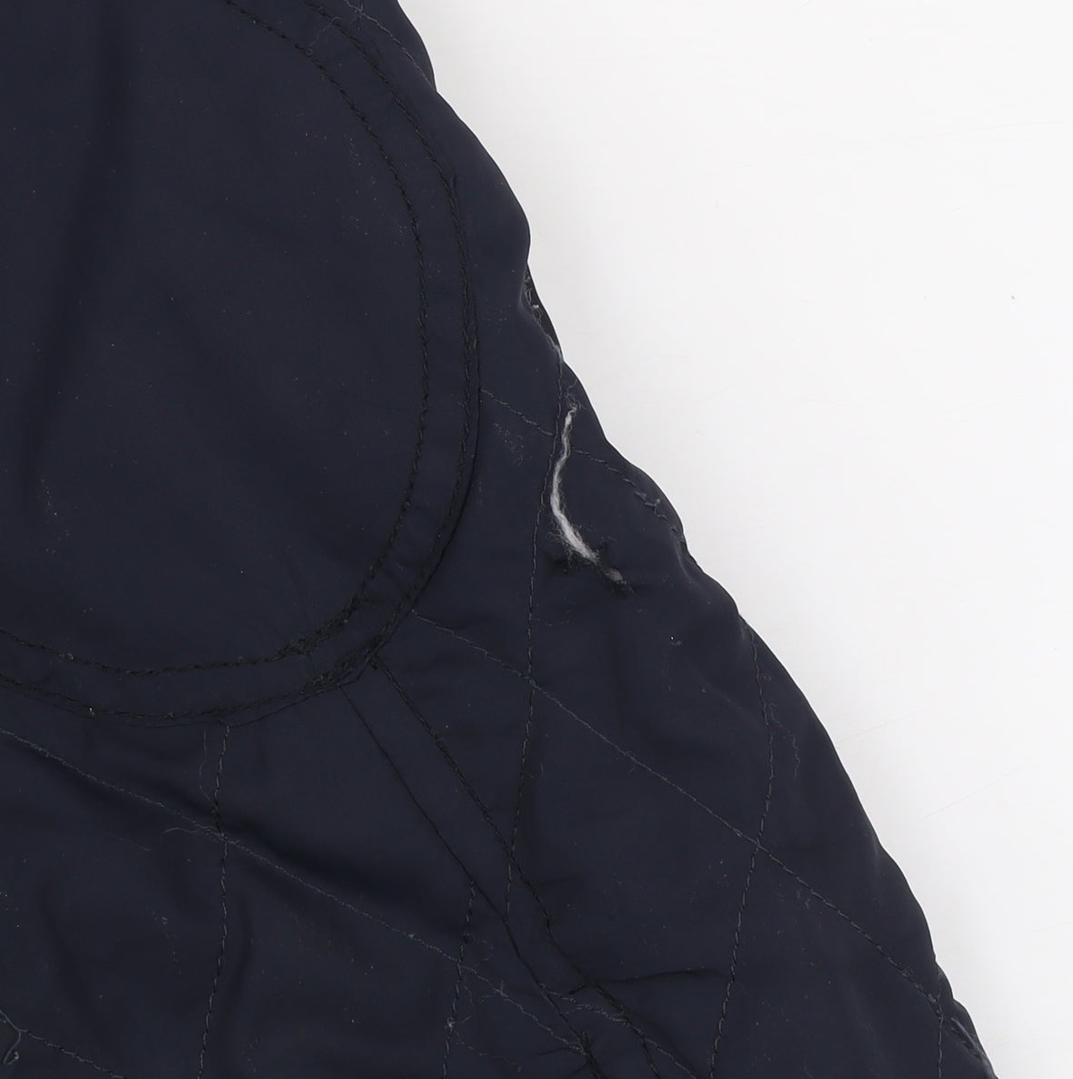 Crew Clothing Co. Women's Blue Quilted Slim Fit Jacket Size 14