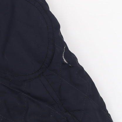 Crew Clothing Co. Women's Blue Quilted Slim Fit Jacket Size 14