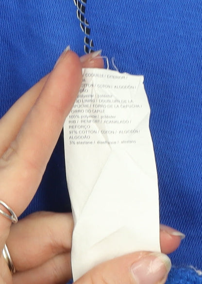 Puma Men's Blue XL Full Zip Hooded Track Jacket