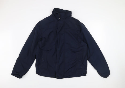 Mens UK Size L Marks and Spencer Blue Basic Jacket