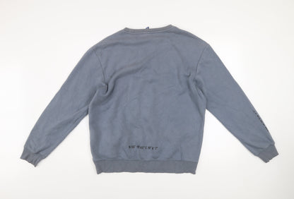 Mens UK Size M H&M Grey Pullover Sweatshirt