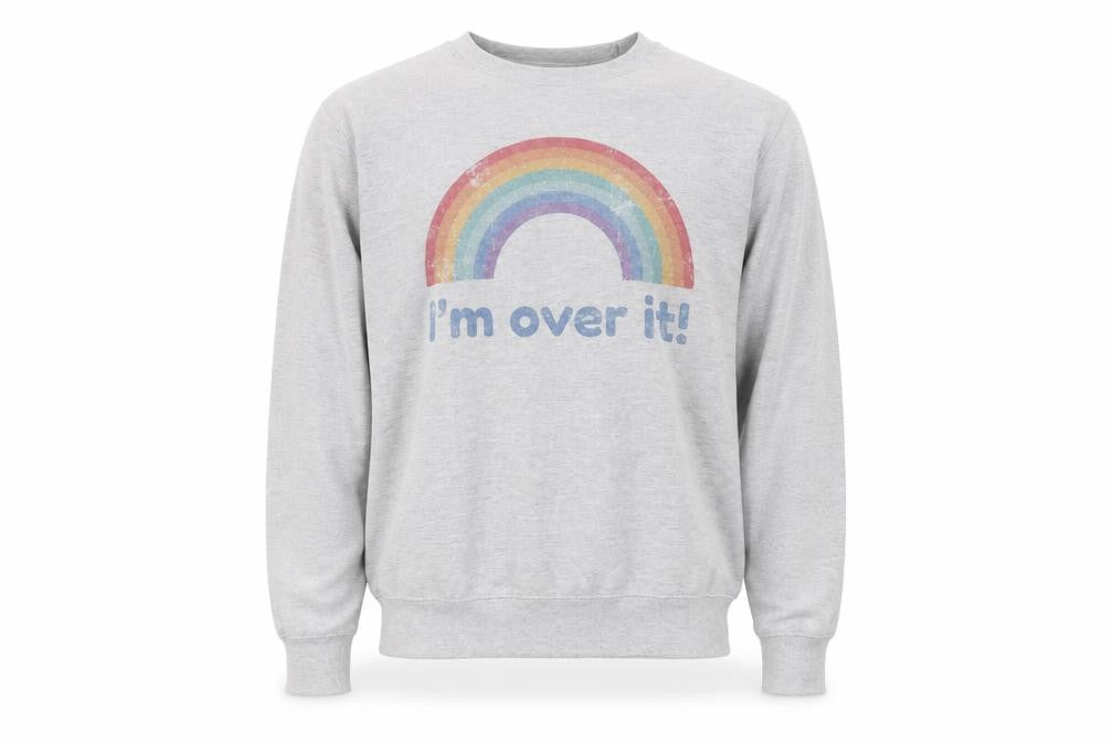 Mens UK Size M Batch1 Grey Pullover Sweatshirt