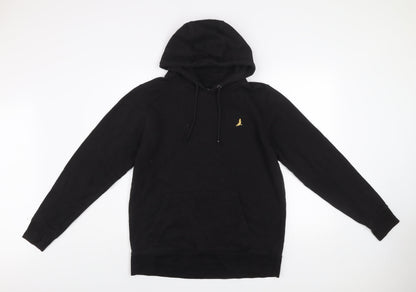 Mens UK Size XL Brave Soul Black Pullover Hoodie