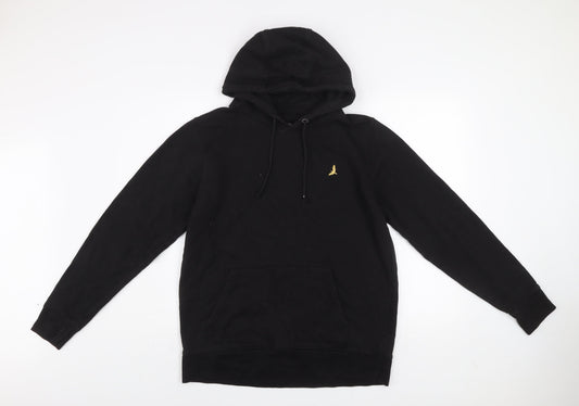 Mens UK Size XL Brave Soul Black Pullover Hoodie