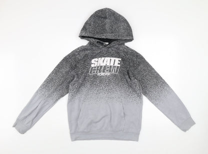 Boys UK Size 13-14 Years H&M Grey Pullover Hoodie