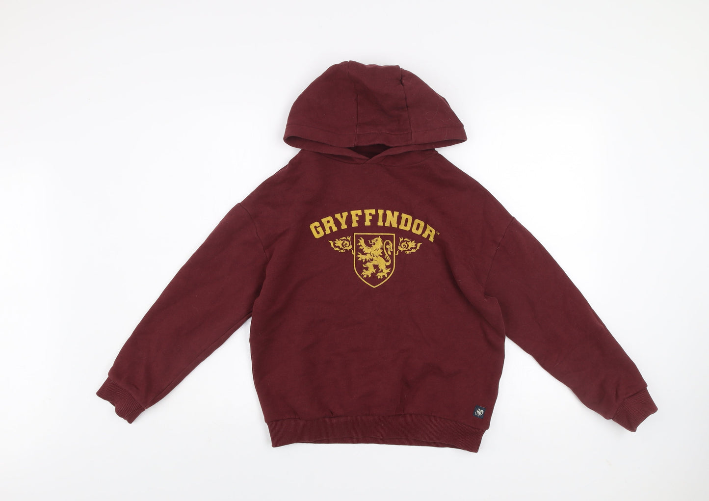 Boys UK Size 10-11 Years Marks and Spencer Red Pullover Hoodie