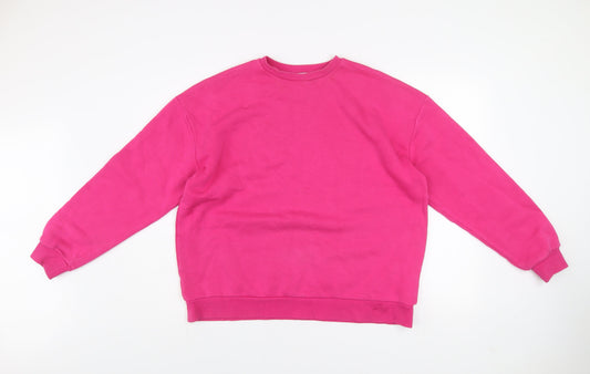 Womens UK Size XS NA-KD Pink Pullover Sweatshirt