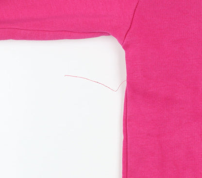 Womens UK Size XS NA-KD Pink Pullover Sweatshirt
