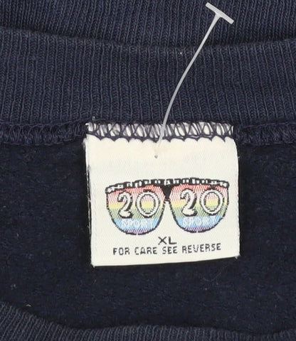 20 20 Men's Navy Blue XL Pullover Graphic Sweatshirt