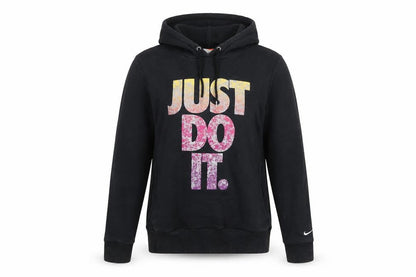 Womens UK Size S Nike Black Pullover Hoodie