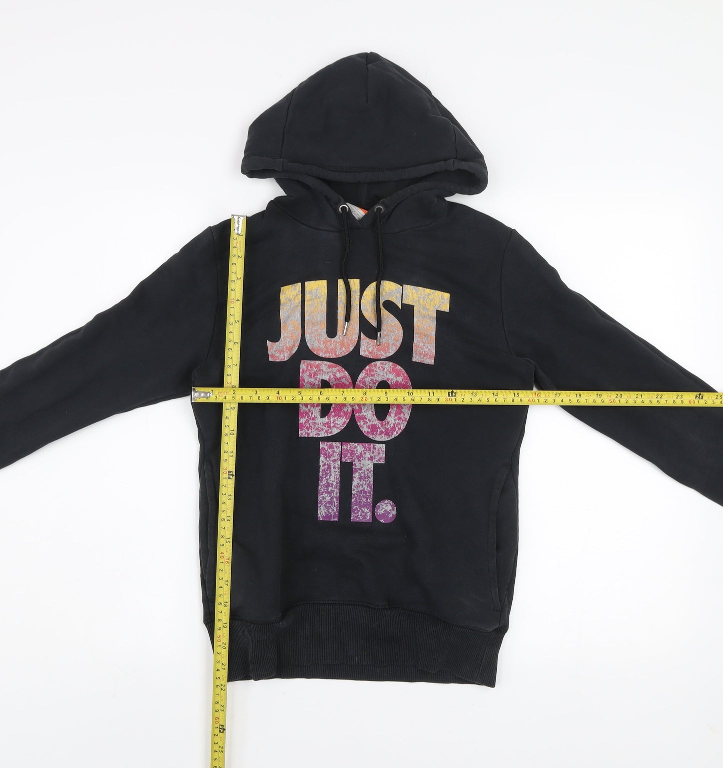 Nike Women's Black 'Just Do It' Pullover Hoodie Size S