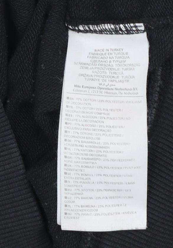 Nike Women's Black 'Just Do It' Pullover Hoodie Size S