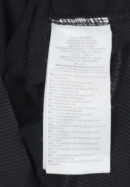 Nike Women's Black 'Just Do It' Pullover Hoodie Size S