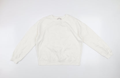 Womens UK Size S TU White Pullover Sweatshirt