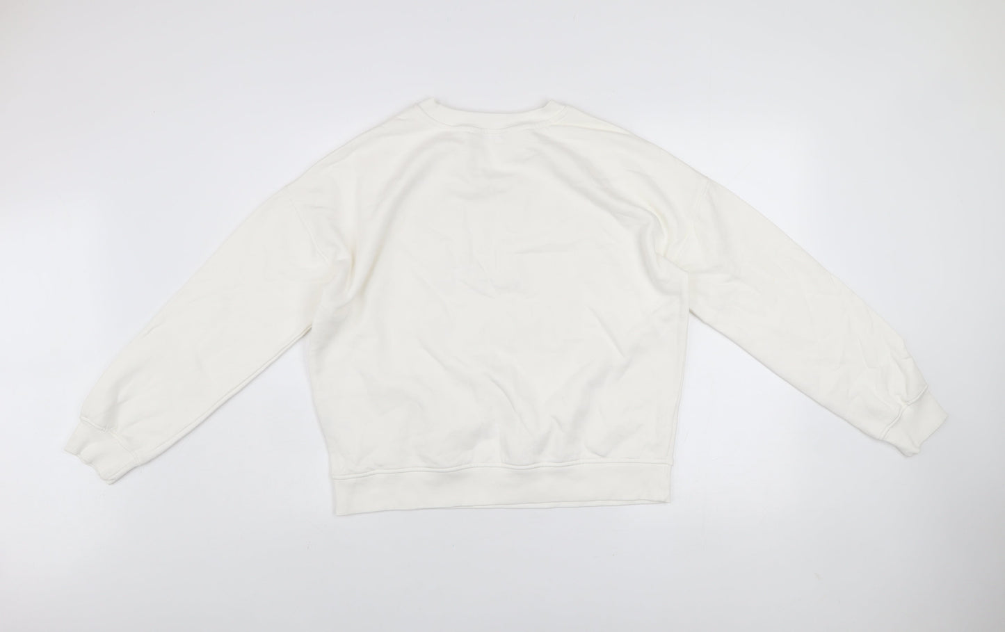 Womens UK Size S TU White Pullover Sweatshirt