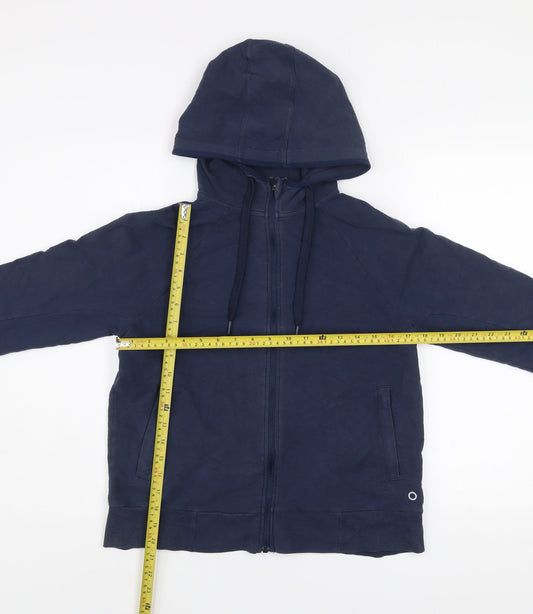 Marks & Spencer Goodmove Women’s Blue Zip Hoodie Jacket Size 12