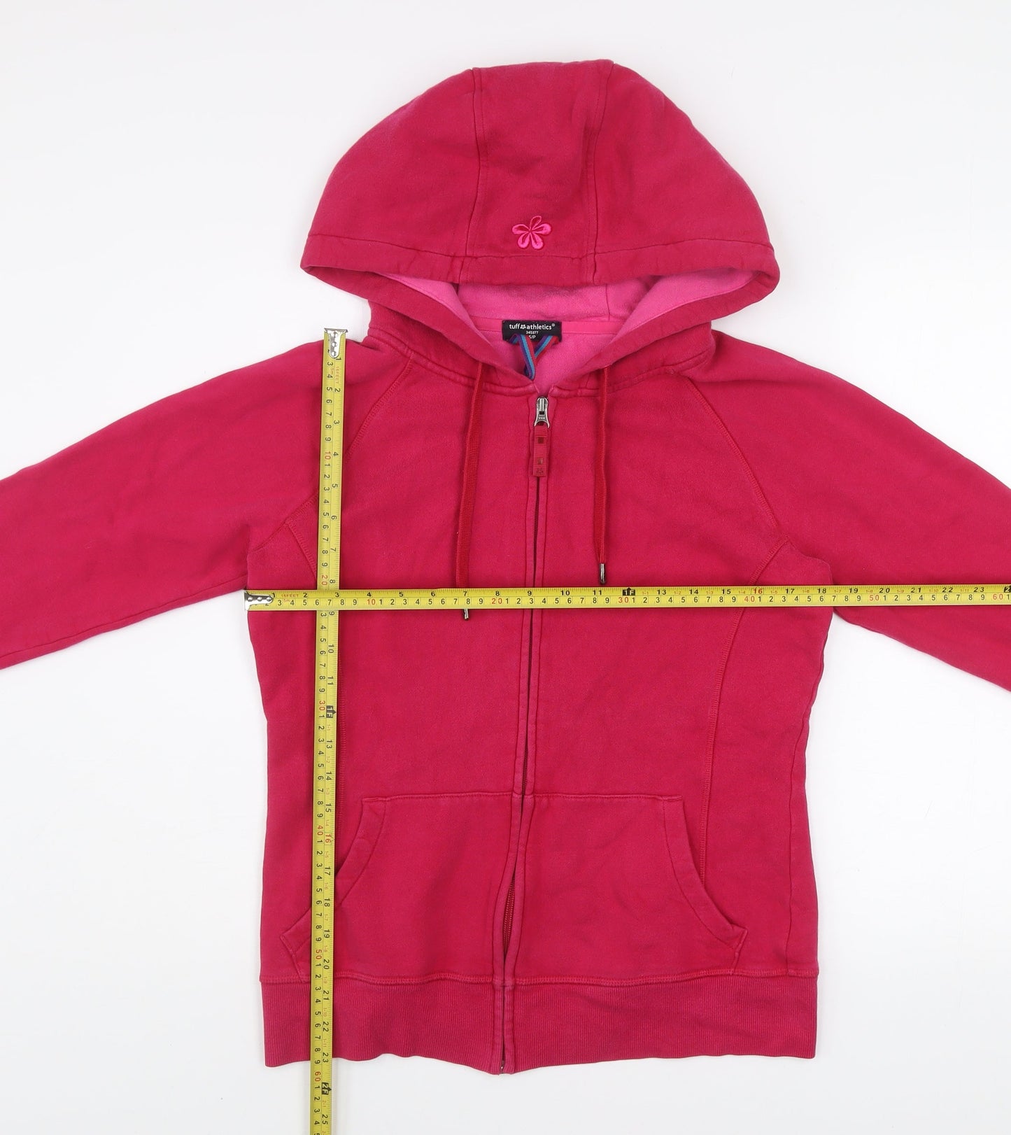 Womens UK Size S Tuff Athletics Pink Gym & Training Running & Jogging Yoga Jacke