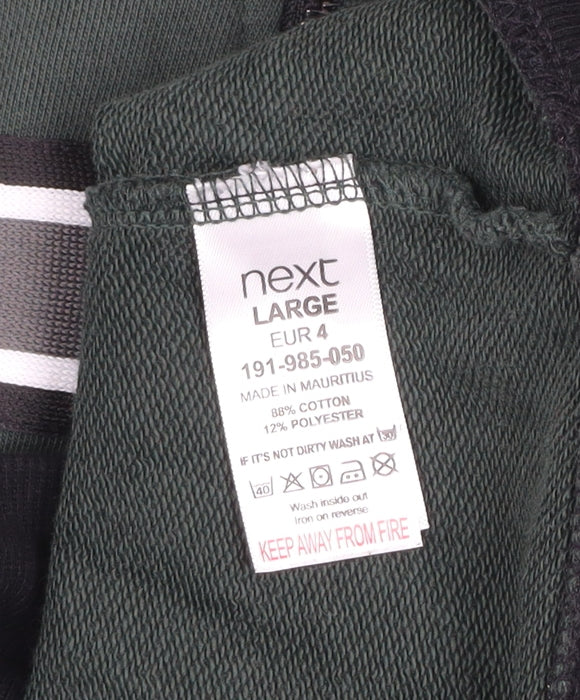 Mens UK Size L NEXT Green Pullover Sweatshirt