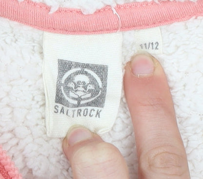 Girls UK Size 11-12 Years Saltrock Pink Basic Jacket