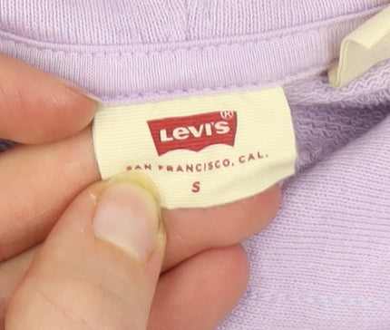Mens UK Size S Levi's Purple Pullover Hoodie