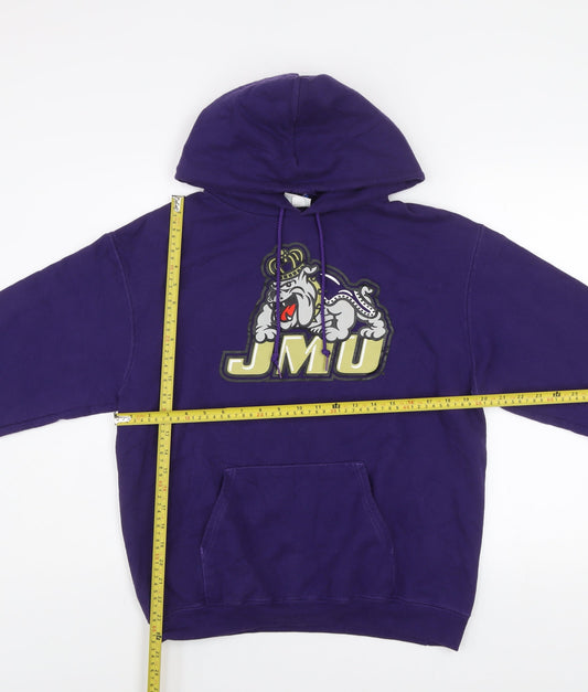 Mens UK Size M Champion Purple Pullover Hoodie