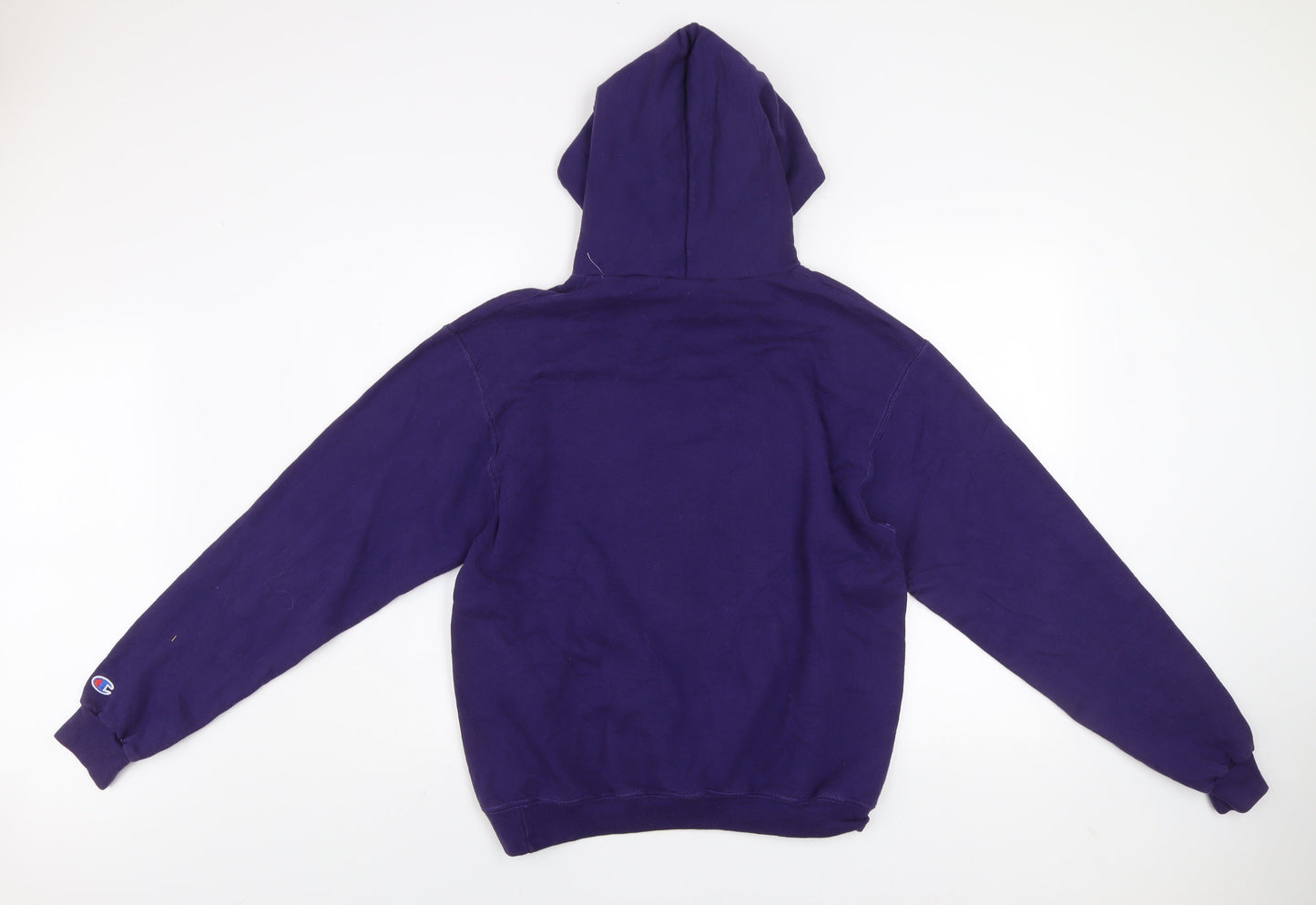 Mens UK Size M Champion Purple Pullover Hoodie