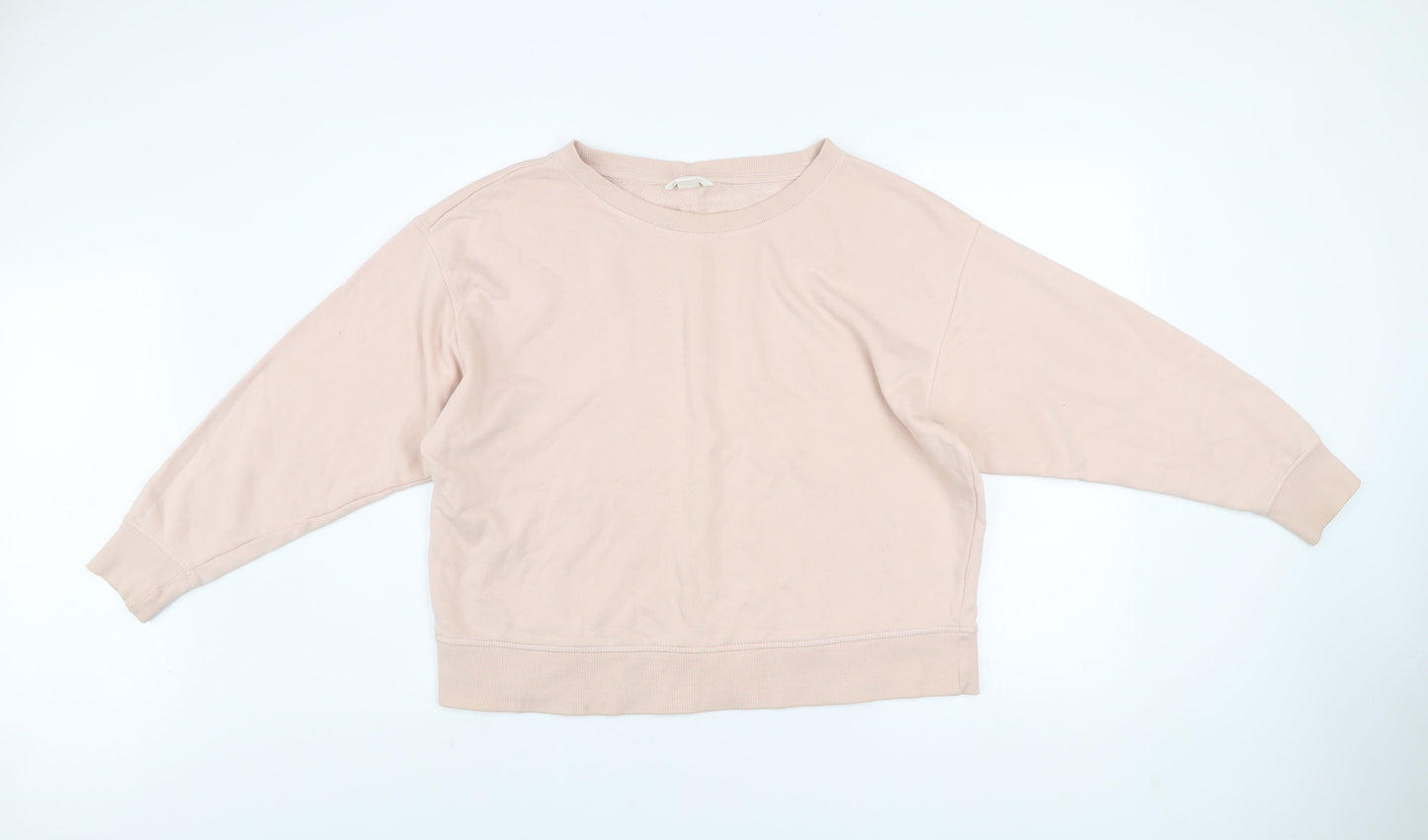 Womens UK Size L H&M Beige Pullover Sweatshirt