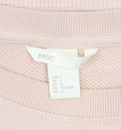 Womens UK Size L H&M Beige Pullover Sweatshirt