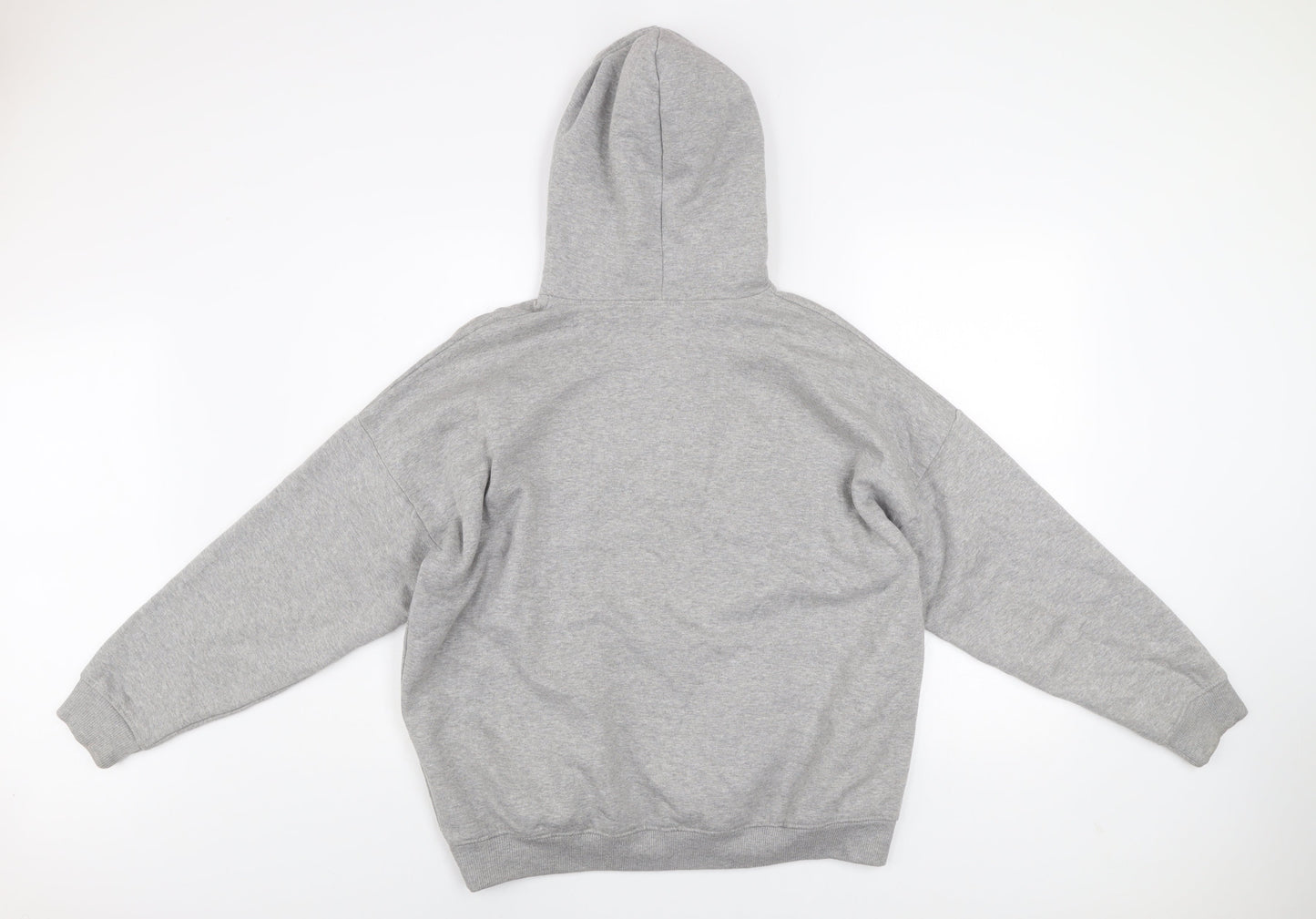 Womens UK Size M PRETTYLITTLETHING Grey Pullover Hoodie