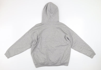 Womens UK Size M PRETTYLITTLETHING Grey Pullover Hoodie