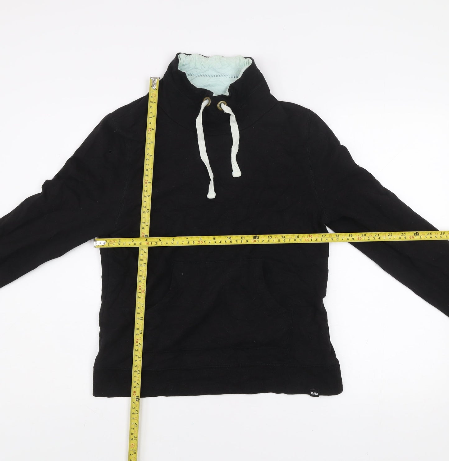 Womens UK Size 12 BAM Black Pullover Sweatshirt