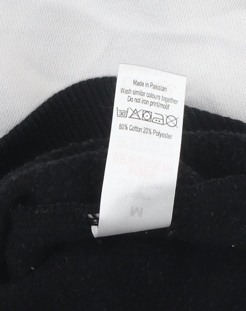 George Boys Fortnite Black Pullover Hoodie 11-12 Years Hooded Sweatshirt