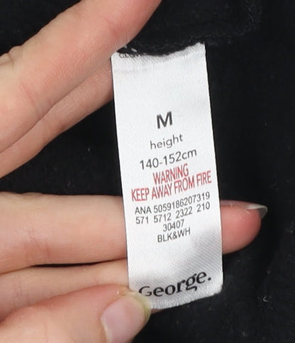 George Boys Fortnite Black Pullover Hoodie 11-12 Years Hooded Sweatshirt