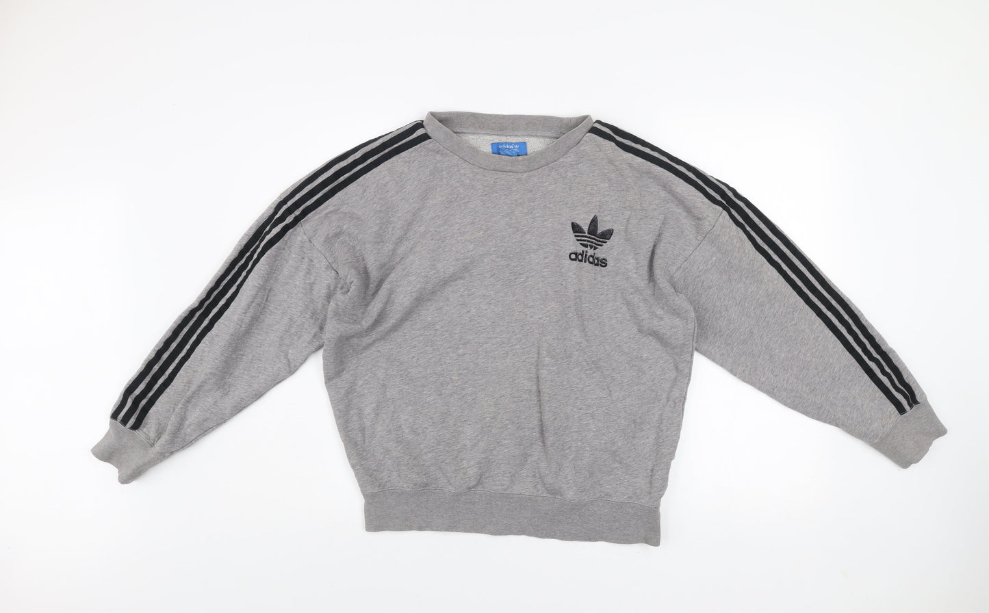 Mens UK Size M adidas Grey Pullover Sweatshirt