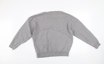 Mens UK Size M adidas Grey Pullover Sweatshirt