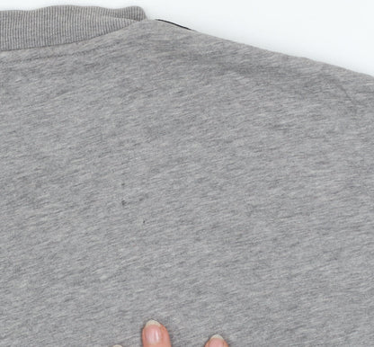 Mens UK Size M adidas Grey Pullover Sweatshirt