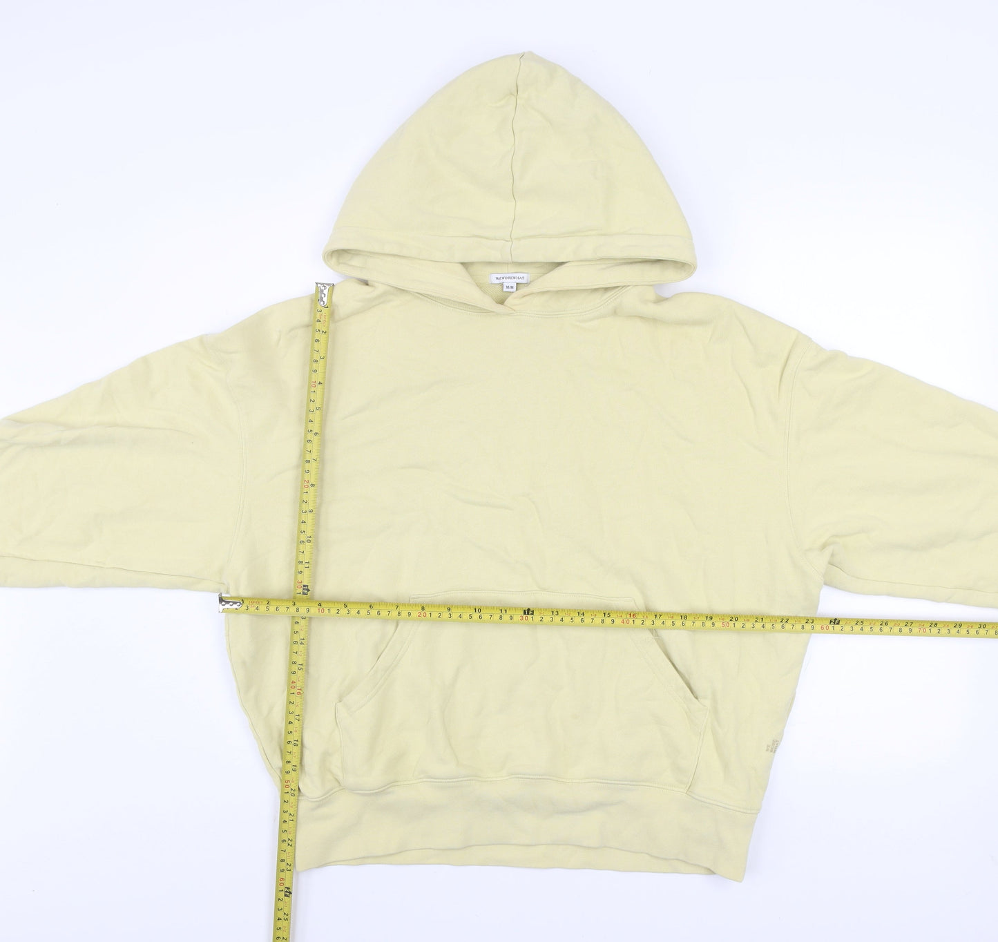 Mens UK Size M WEWOREWHAT Beige Pullover Hoodie