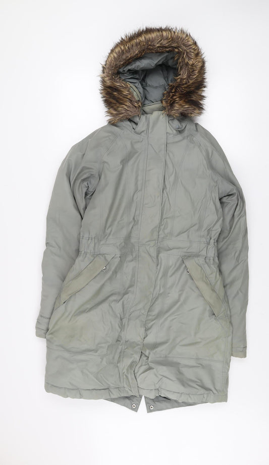 Womens UK Size S The North Face Grey Parka Coat