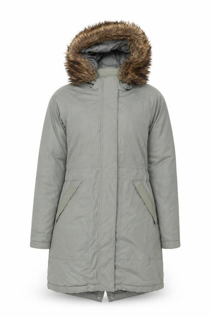 Womens UK Size S The North Face Grey Parka Coat