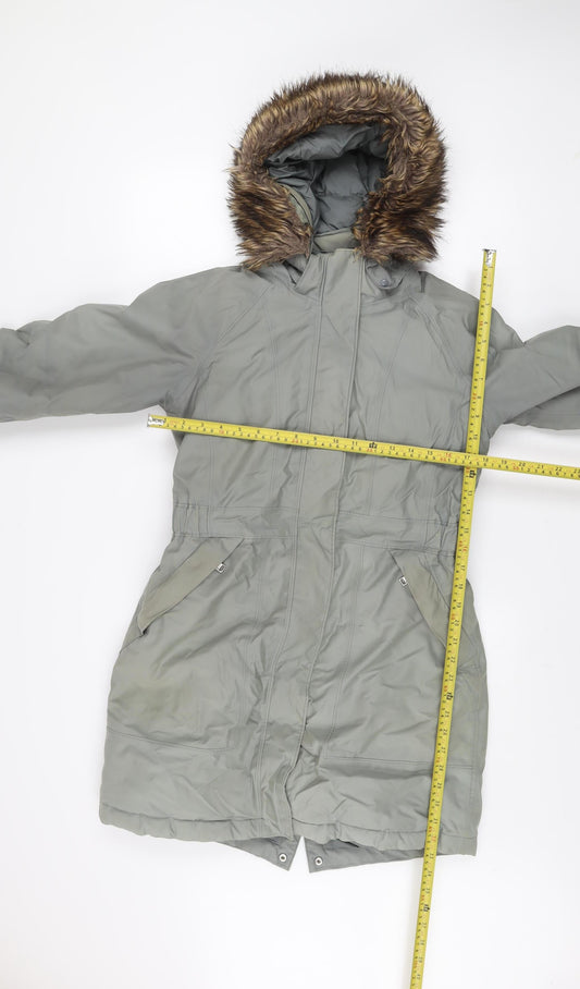 Womens UK Size S The North Face Grey Parka Coat