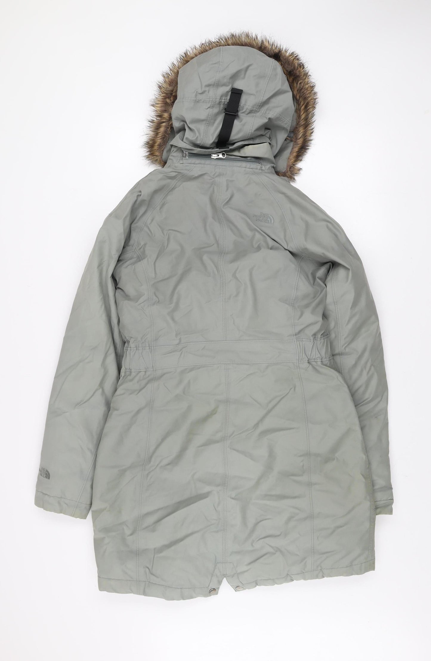 Womens UK Size S The North Face Grey Parka Coat