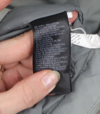 Womens UK Size S The North Face Grey Parka Coat